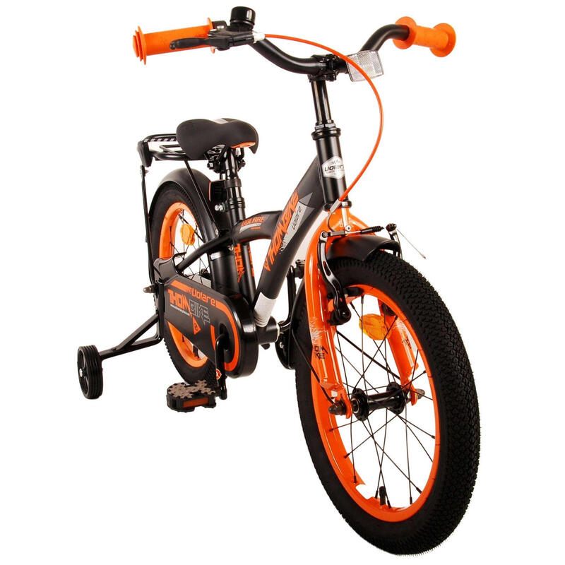 Volare Thombike Kinderfiets - Jongens - 16 inch - Zwart Oranje