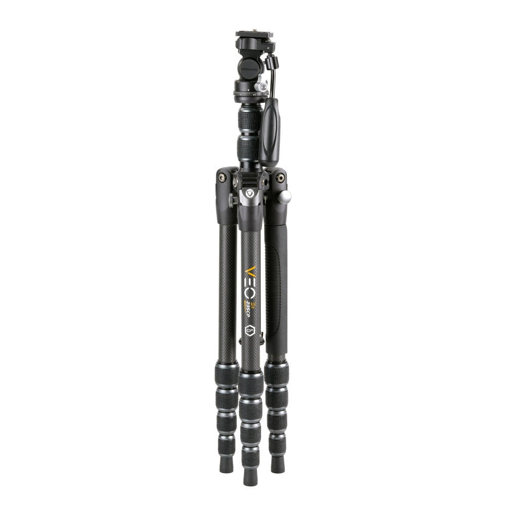 Tripé viagem carbono cabeça telescópio Vanguard Veo 3T 235CP 3/7