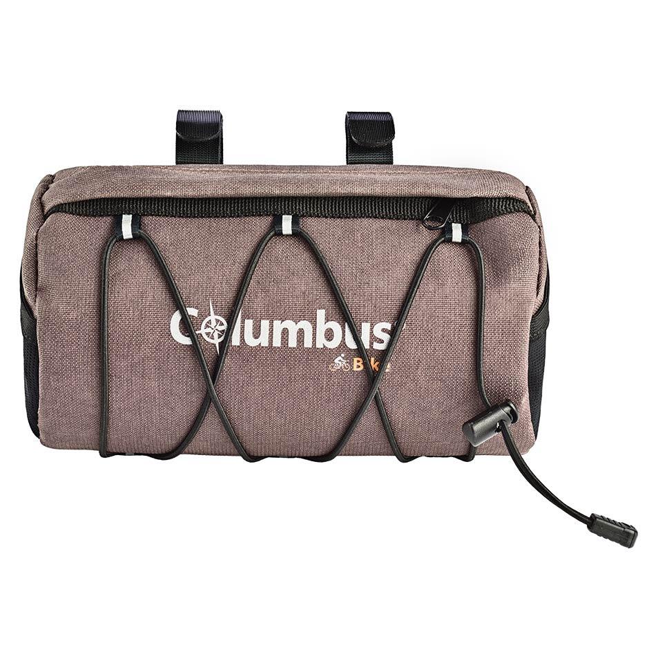 Columbus Dry Round Handlebar Bag  Brown 1/4