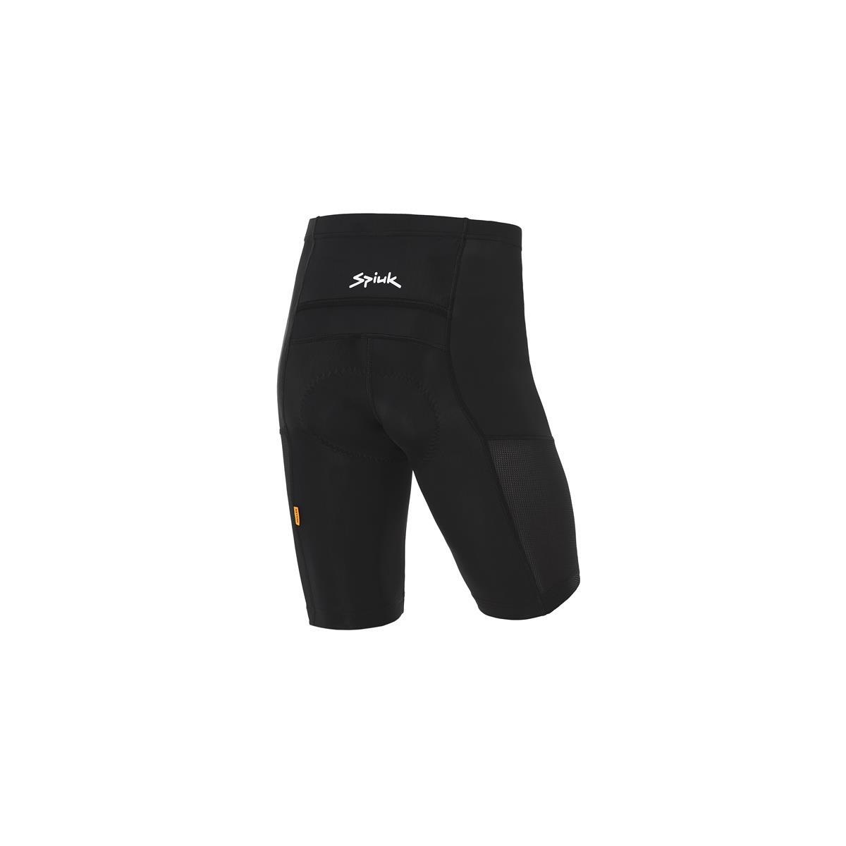 Culotte corto de ciclismo sin tirantes Roller negro hombre Spiuk 2/4