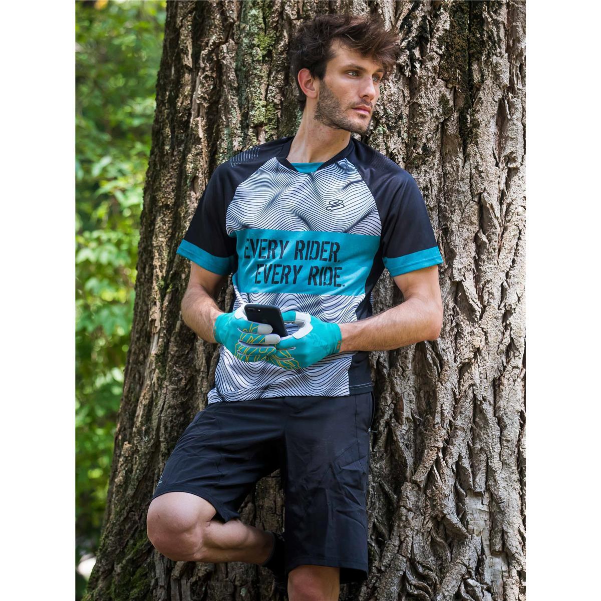 Maglia Spiuk Mtb Uomo Turchese 3/4