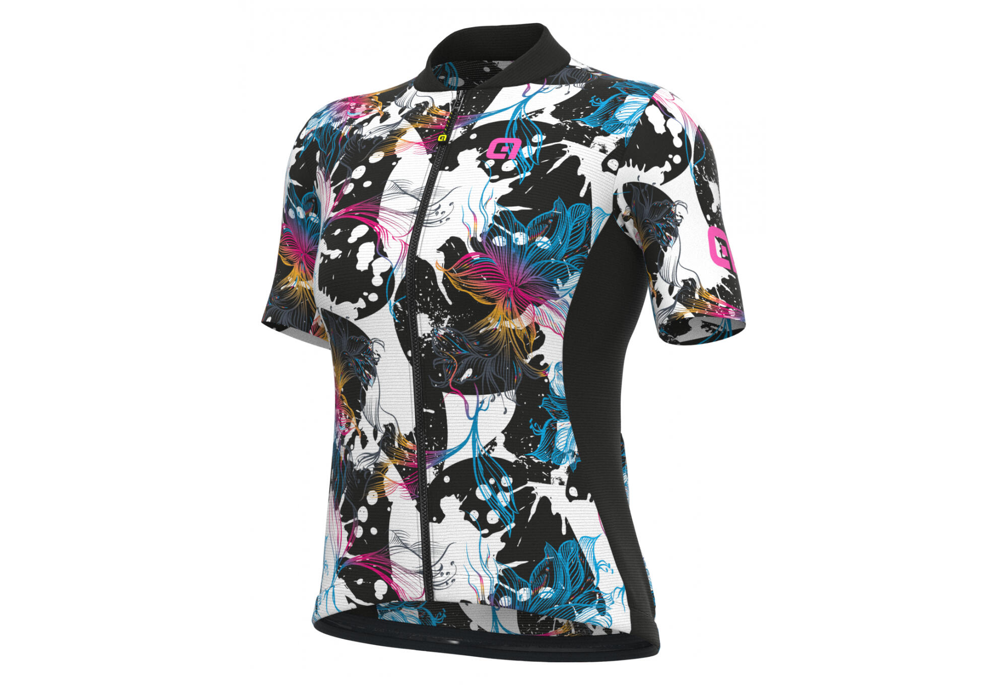 Ale Dames Fietsshirt Korte Mouwen Solid Chios 3/5