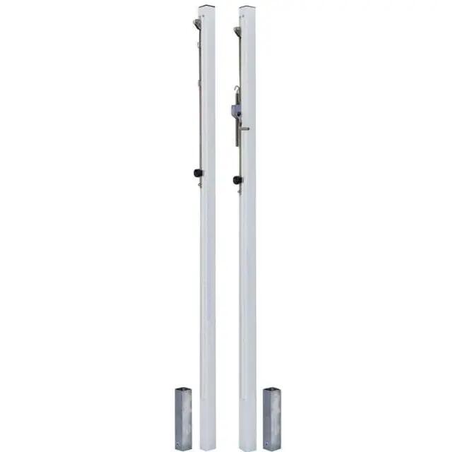 Stalpi volei Anastasia Sport profil aluminiu 80x80 mm cu inaltime reglabila 2/15