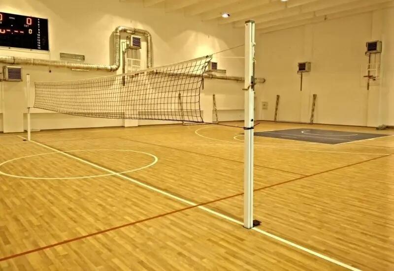 Stalpi volei Anastasia Sport profil aluminiu 80x80 mm cu inaltime reglabila 6/15