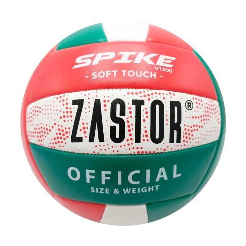 Balón Voleibol Zastor Spike 5V1500 Rojo/Verde T-5