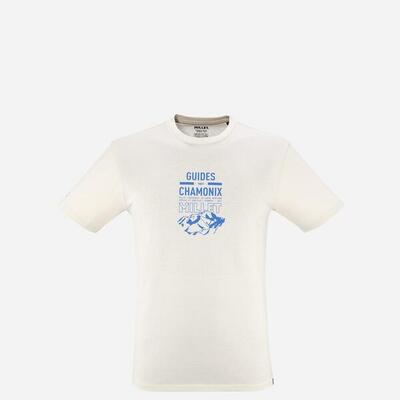 T-shirt voor heren compagnie des guides chamonix logo