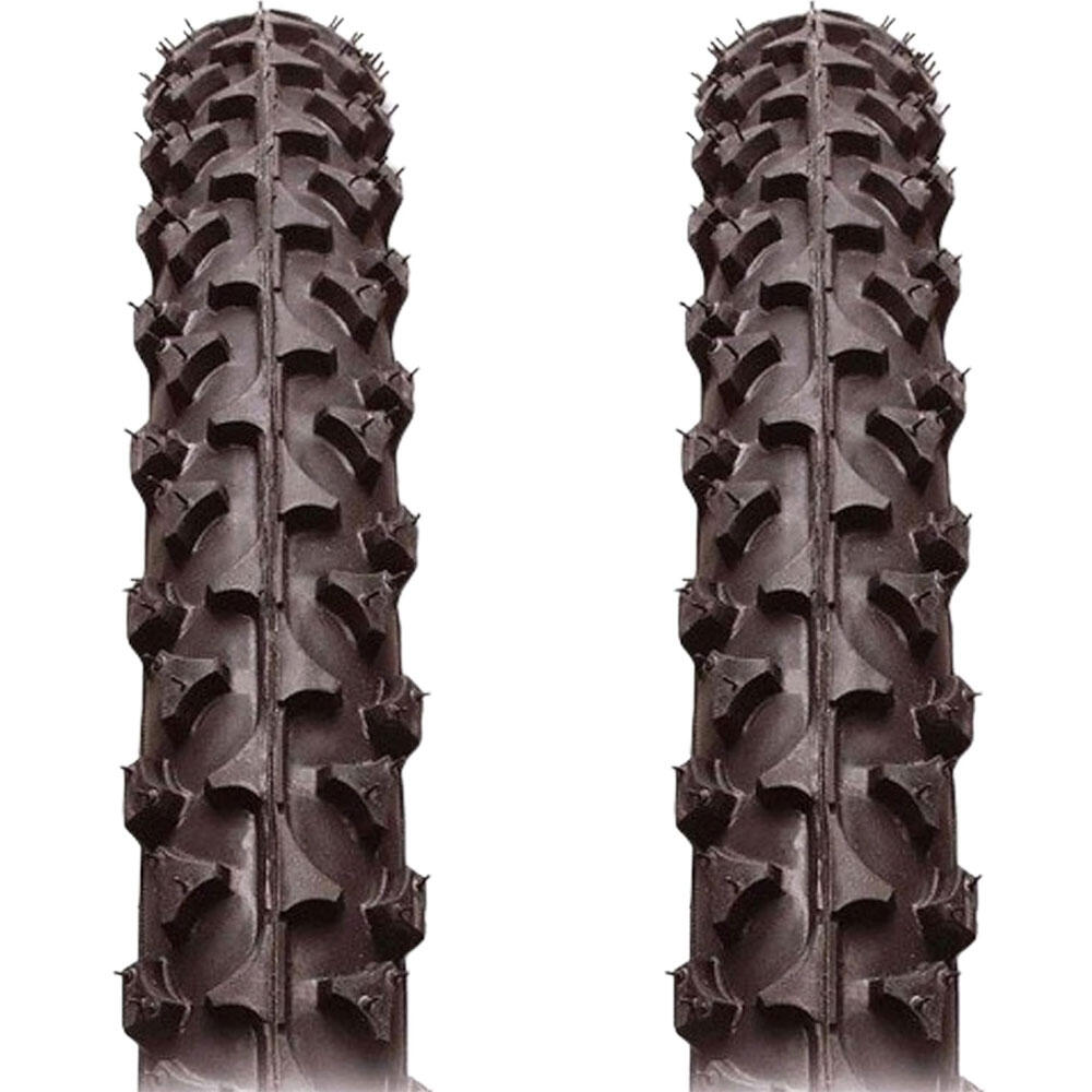 GES Conjunto de 2 pneus MTB 26x1.90 preto GES