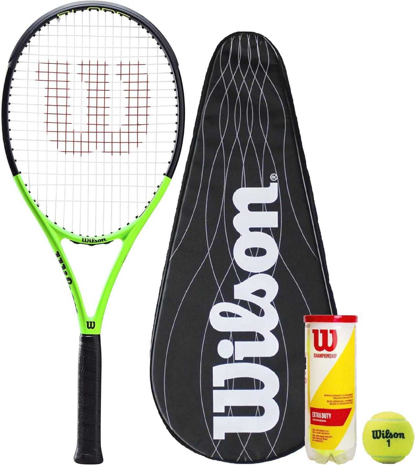 WILSON Wilson Blade Tour XP 103 Tennis Racket, Cover & 3 Tennis Balls