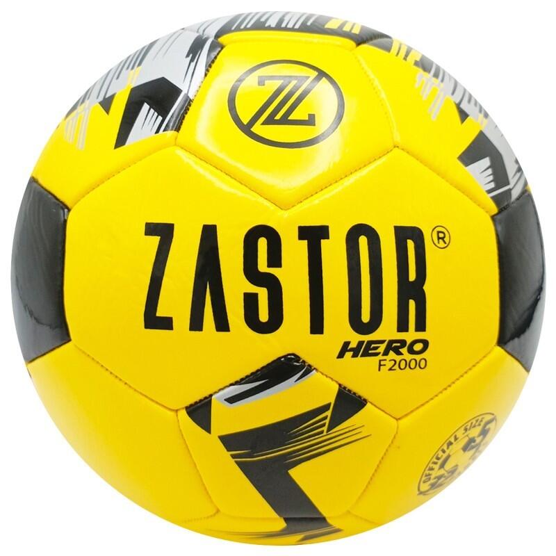 Bola de Futebol Zastor Hero 5F2000 Amarelo/Preto T-5 1/1