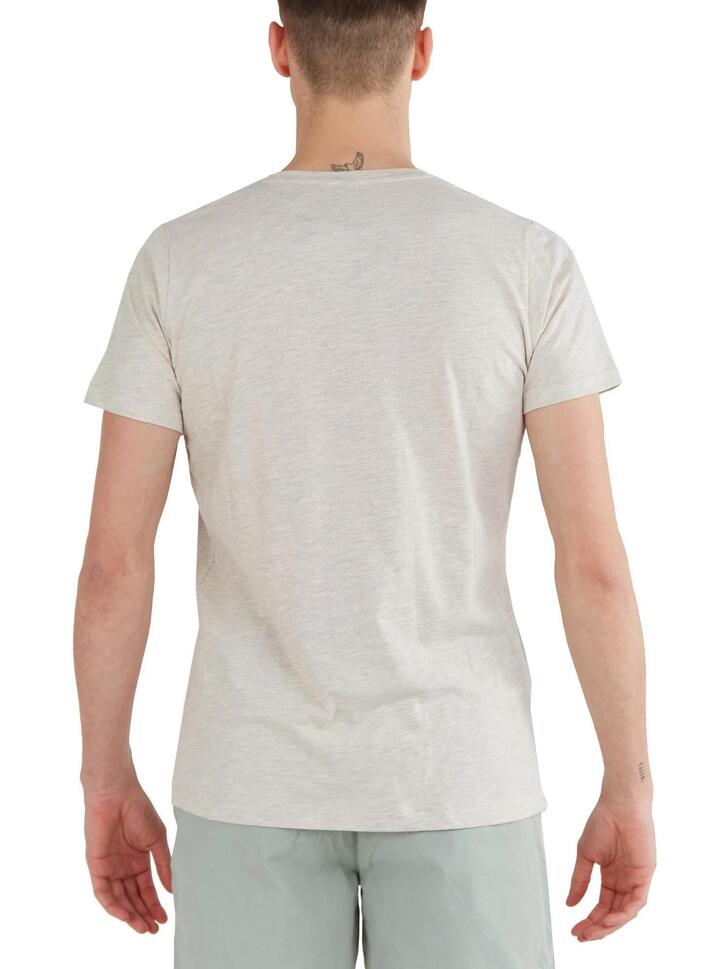 T-shirt męski Fundango Jaggy Strukturyzowany krótki rękaw