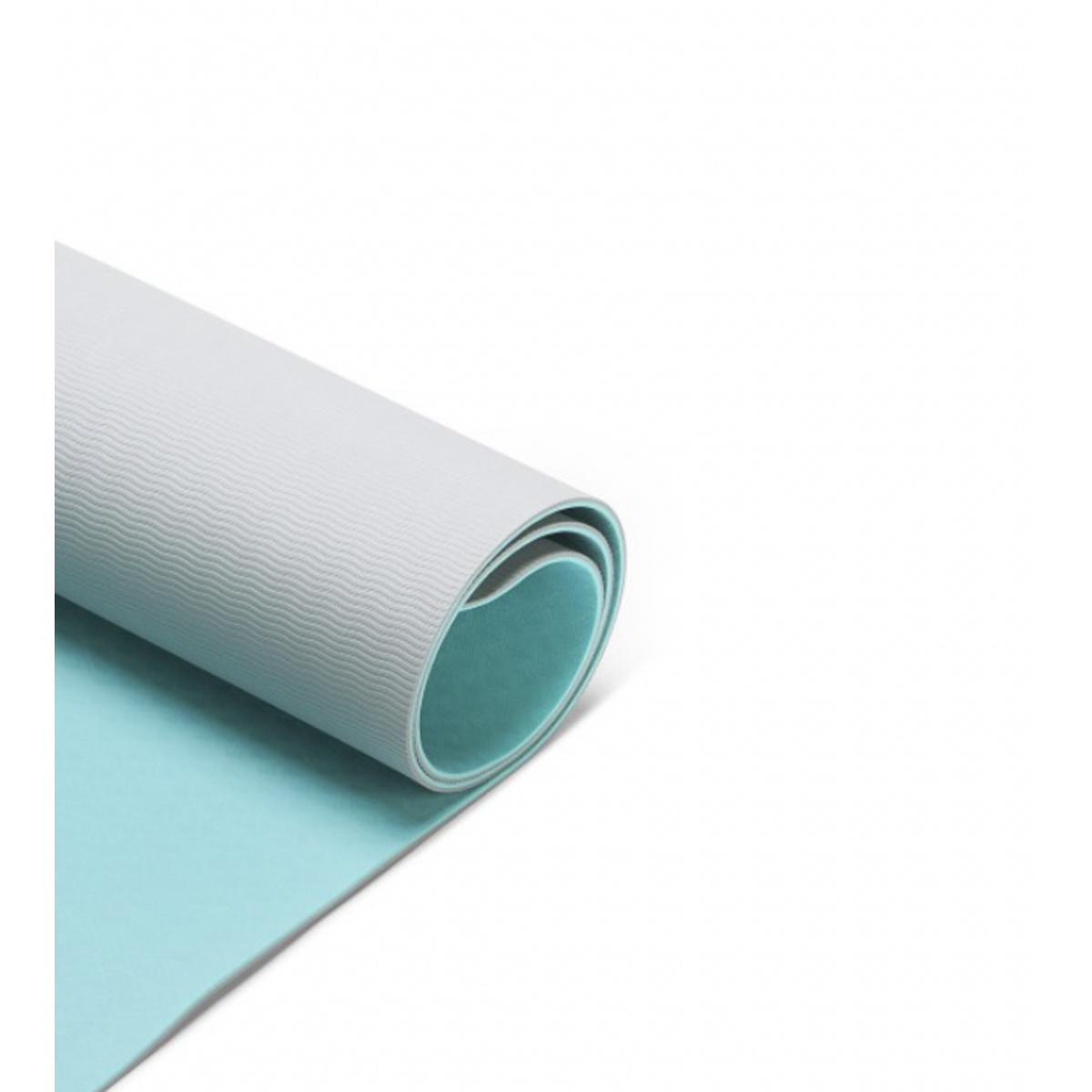 Colchoneta yoga ZIVA chic TPE Turquesa 2/3