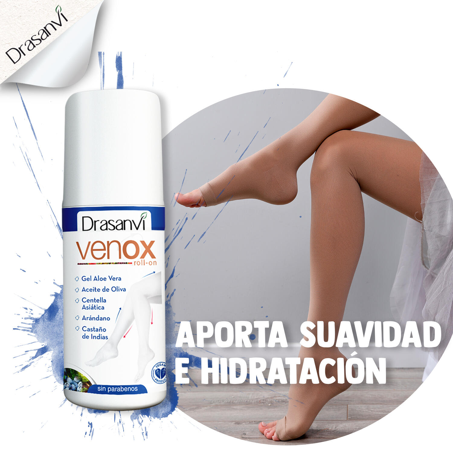 Gel Frío Roll On Venox - Piernas cansadas - 60ml - DRASANVI 4/6