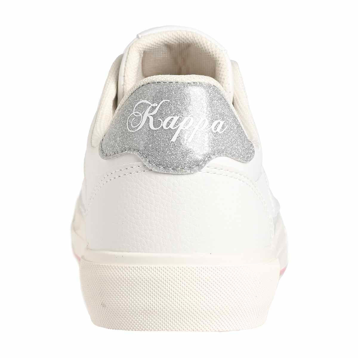 sneakers da donna in poliuretanica bianco da fitness 5/6