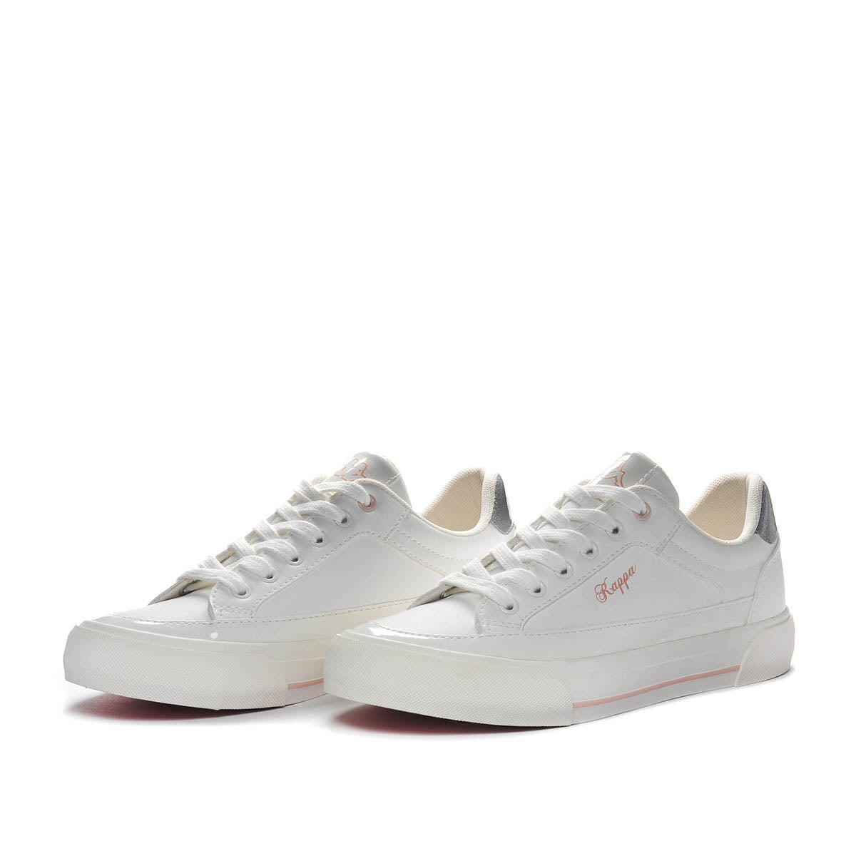 sneakers da donna in poliuretanica bianco da fitness 2/6
