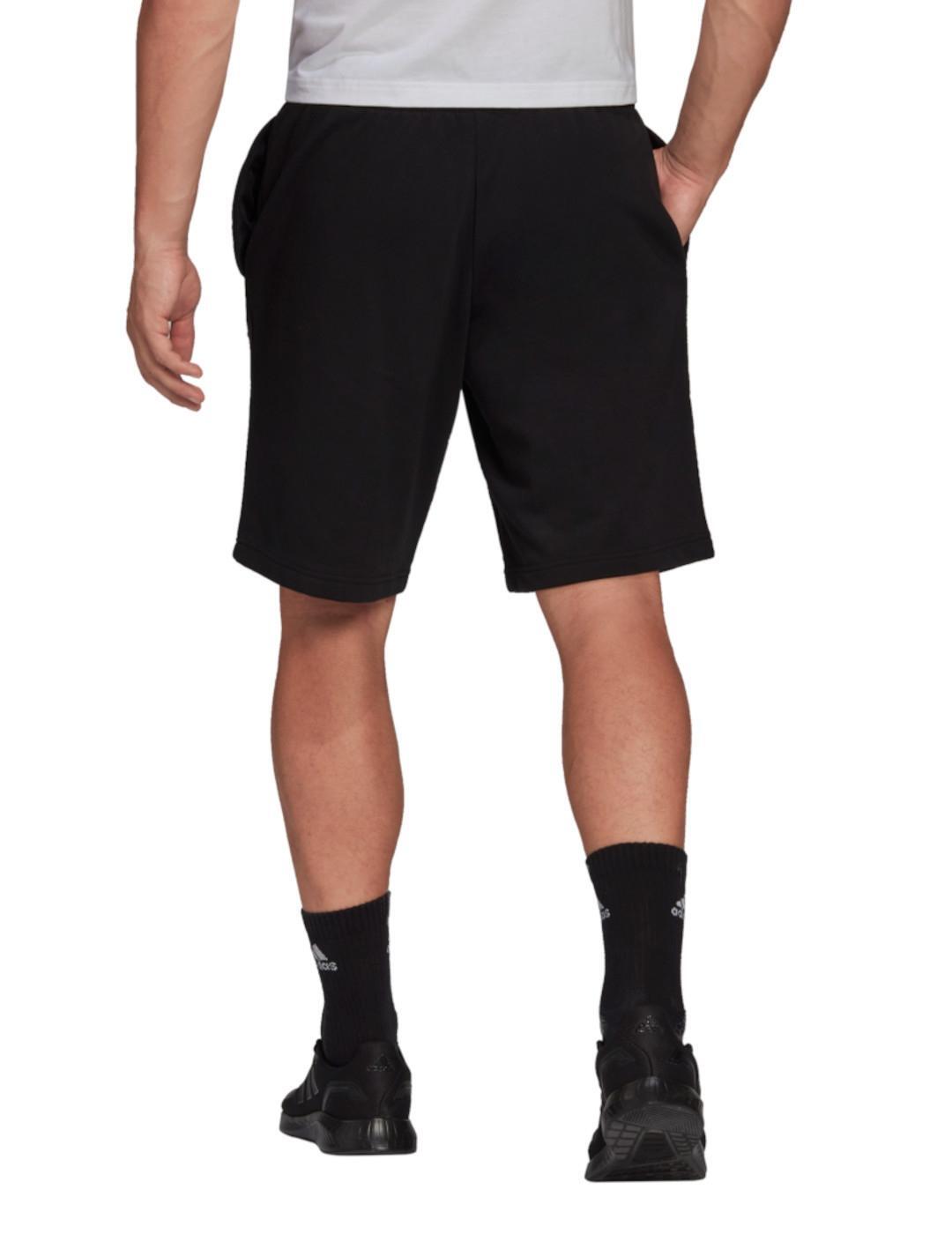 Pantalon pour homme Adidas Feelcomfy en tissu éponge français noir. 4/6