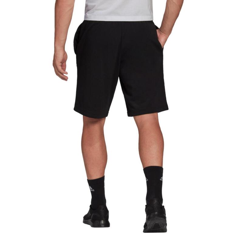 Pantalones Cortos Deportivos para Hombre Adidas French Terry Negro