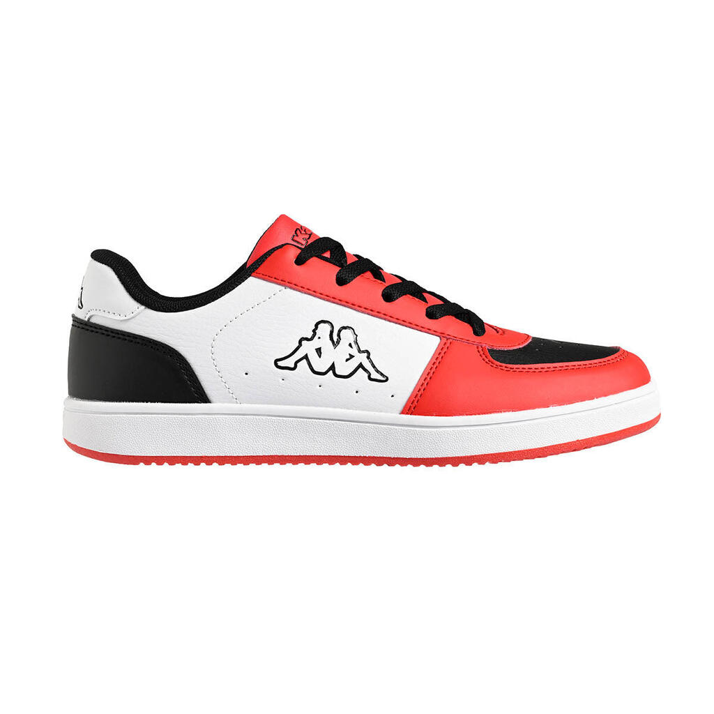 Kappa Malone Lace Boys' White/Red Trainers
