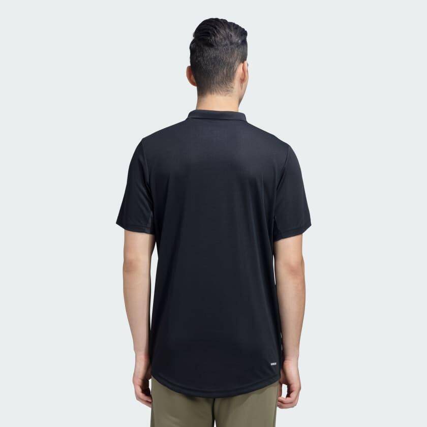 Adidas CLUB PIQUE POLO Men Tennis Polo Shirts Black -  3