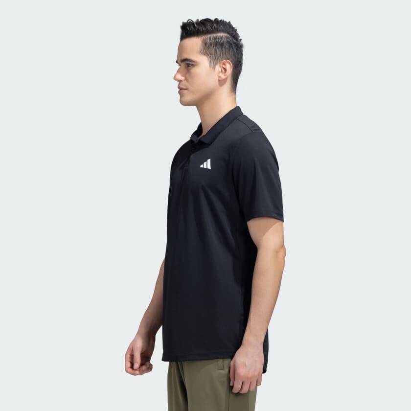 Adidas CLUB PIQUE POLO Men Tennis Polo Shirts Black -  2