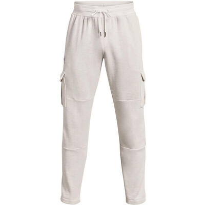 Broek under armour essential fleece heritage cargo. wit. mannen
