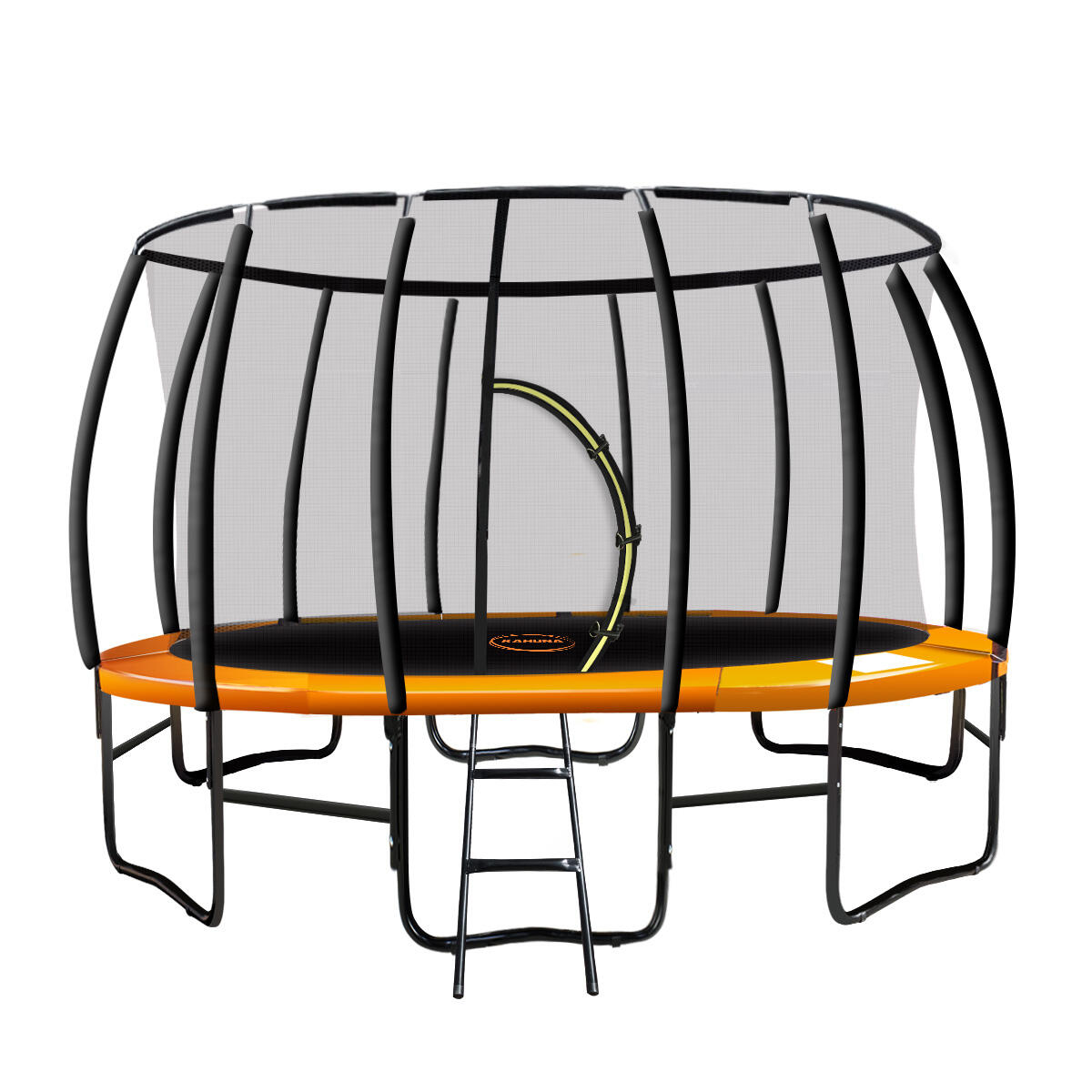 Trampoline Kahuna Round Outdoor Kids with Safety Enclosure Net
