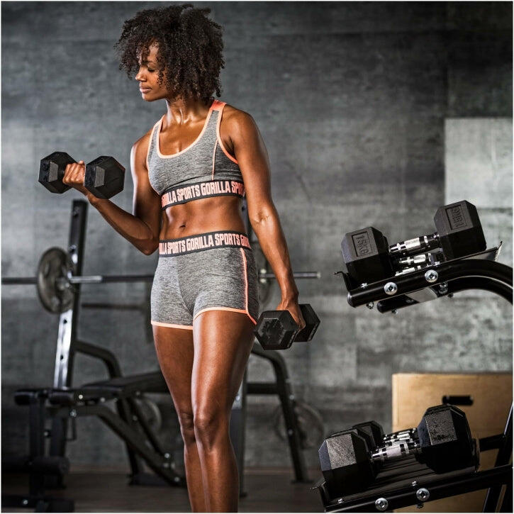 PACK HALTÈRE HEXAGONAL PRO 237KG + RACK DE RANGEMENT | PREMIUM | MUSCULATION 7/7