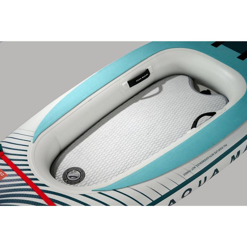 CASCADE - 1 Person Inflatable Versatile Hybrid Kayak Set - Blue