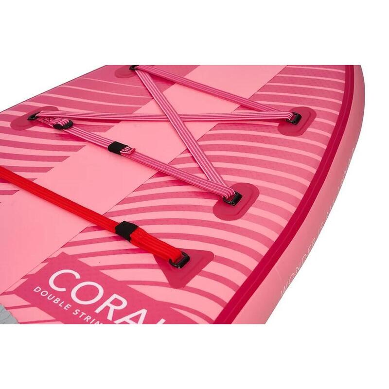 CORAL Inflatable Stand Up Paddle Board Set - Pink