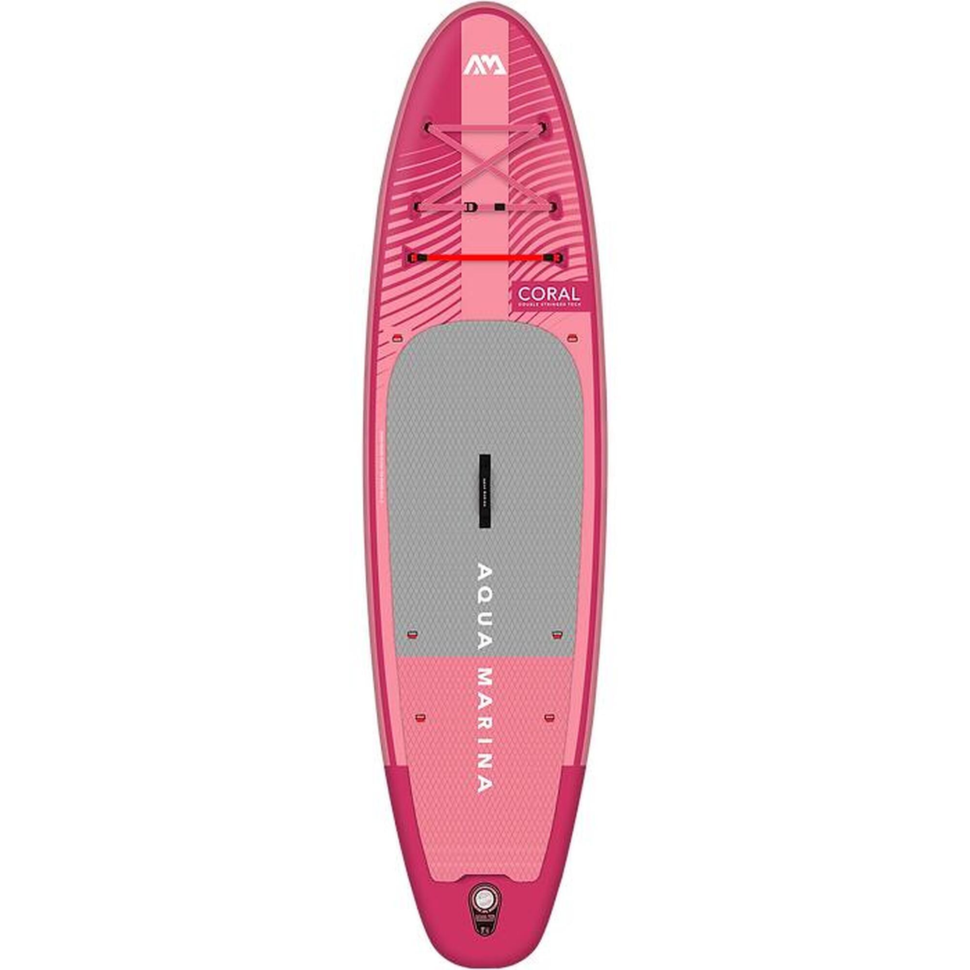 CORAL Inflatable Stand Up Paddle Board Set - Pink
