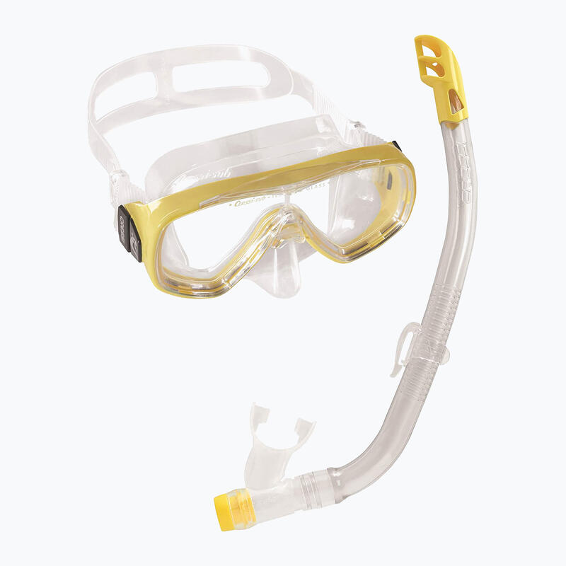 Kit de snorkel pentru copii Cressi Onda + mască Mexico + snorkel