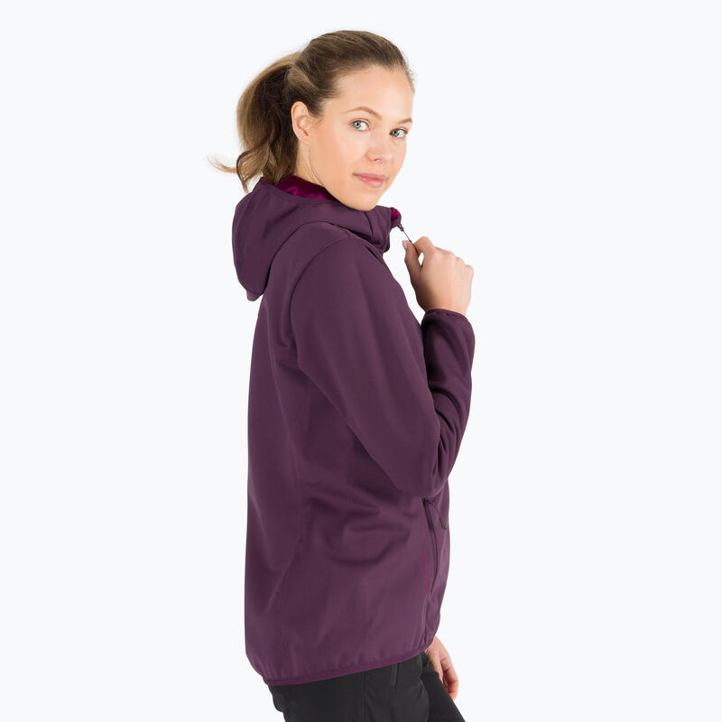 Jachetă softshell pentru femei Jack Wolfskin Windhain Hoody