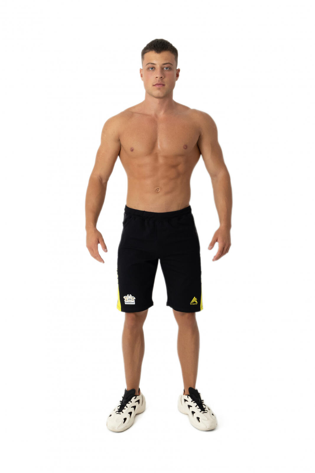 Short bumbac masculin - International Fitness and Body Building Federation