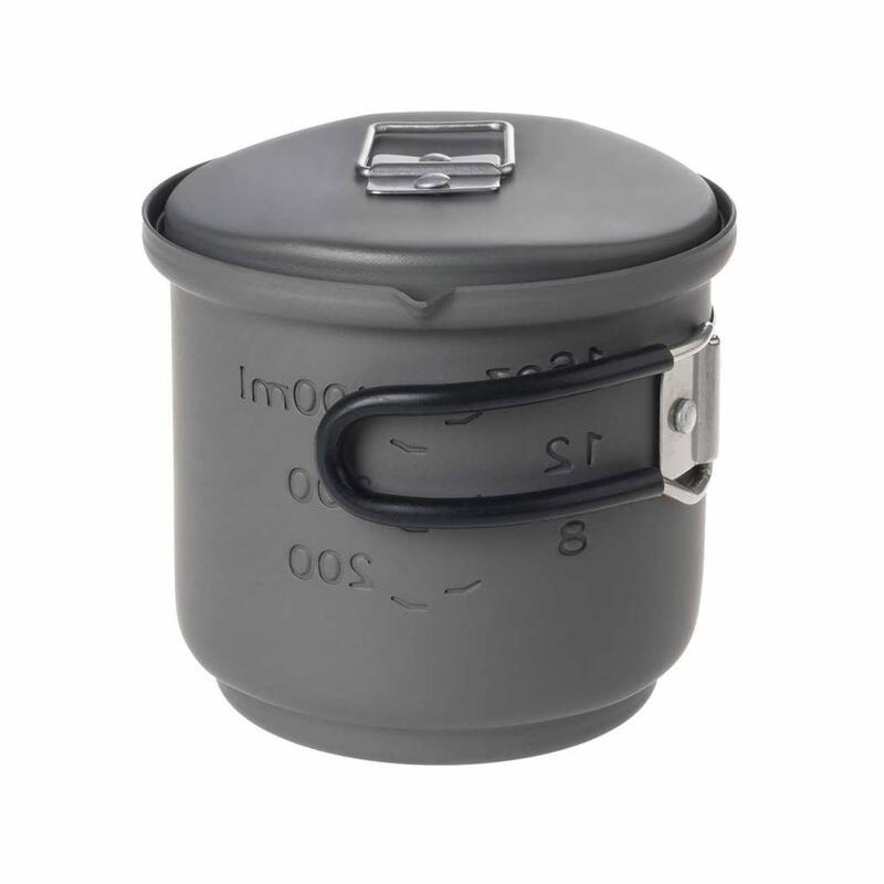 Arzator spirt solid cu set de vase aluminiu Esbit CS585HA, 223g, 585ml