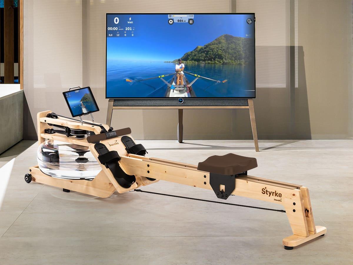 Máquina de remo de agua - Styrke Premium - Bluetooth - 211x54x68cm 6/7