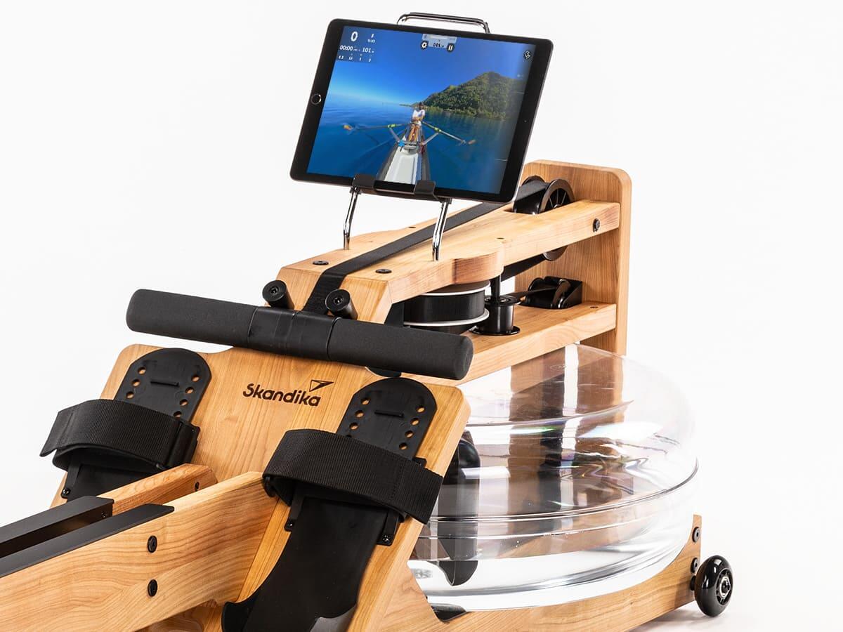 Vogatore ad acqua in legno - Styrke Premium - Fitness - Bluetooth - 211x54x68cm 7/7