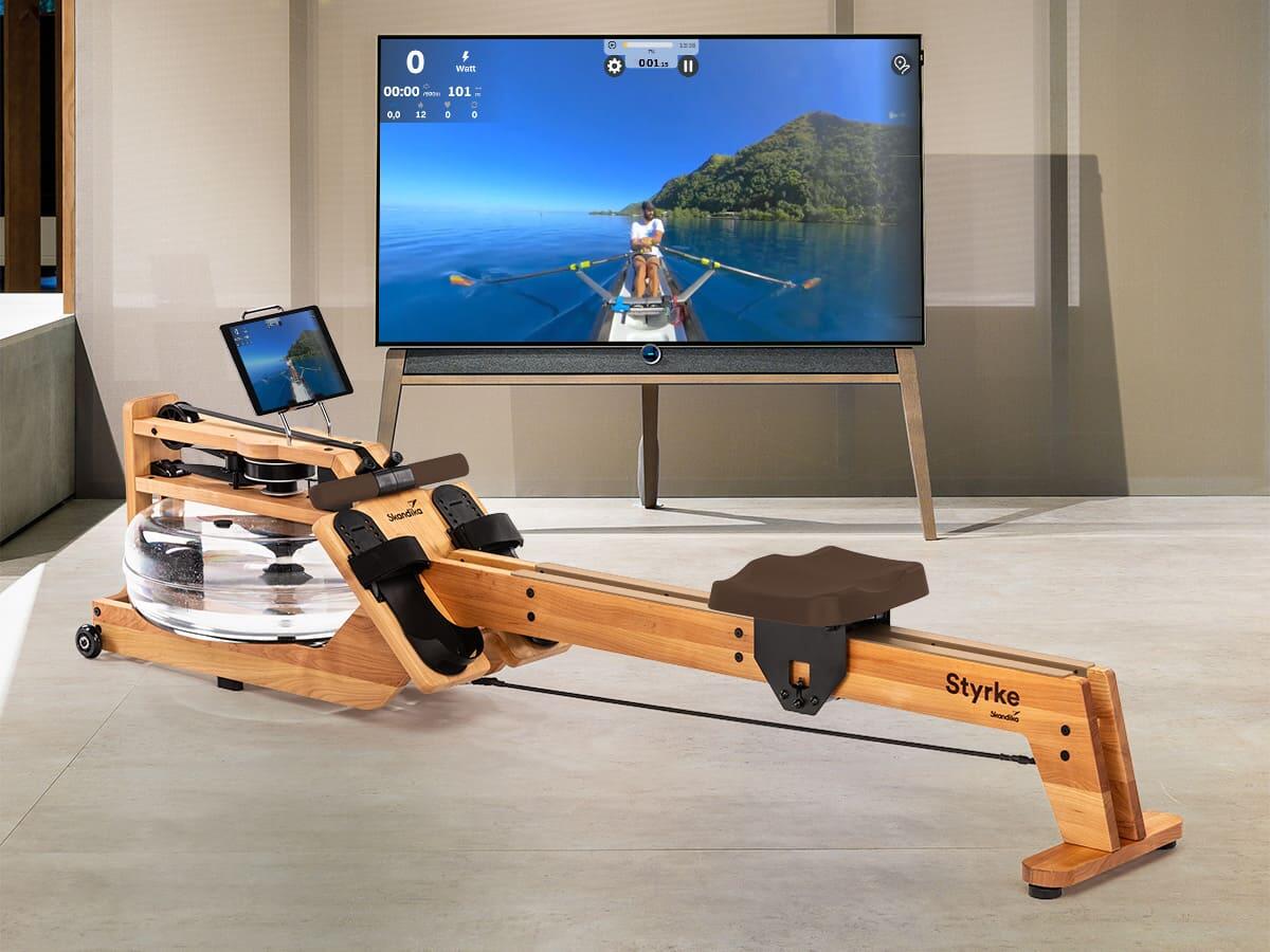 Máquina de remo de agua - Styrke Premium - Bluetooth - 211x54x68cm 5/7