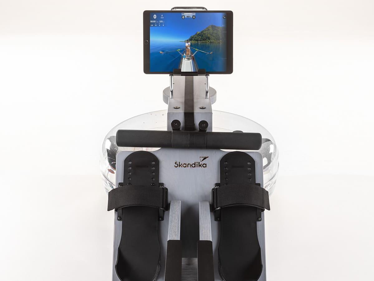 Vogatore ad acqua in legno - Styrke Premium - Fitness - Bluetooth - 211x54x68cm 5/7