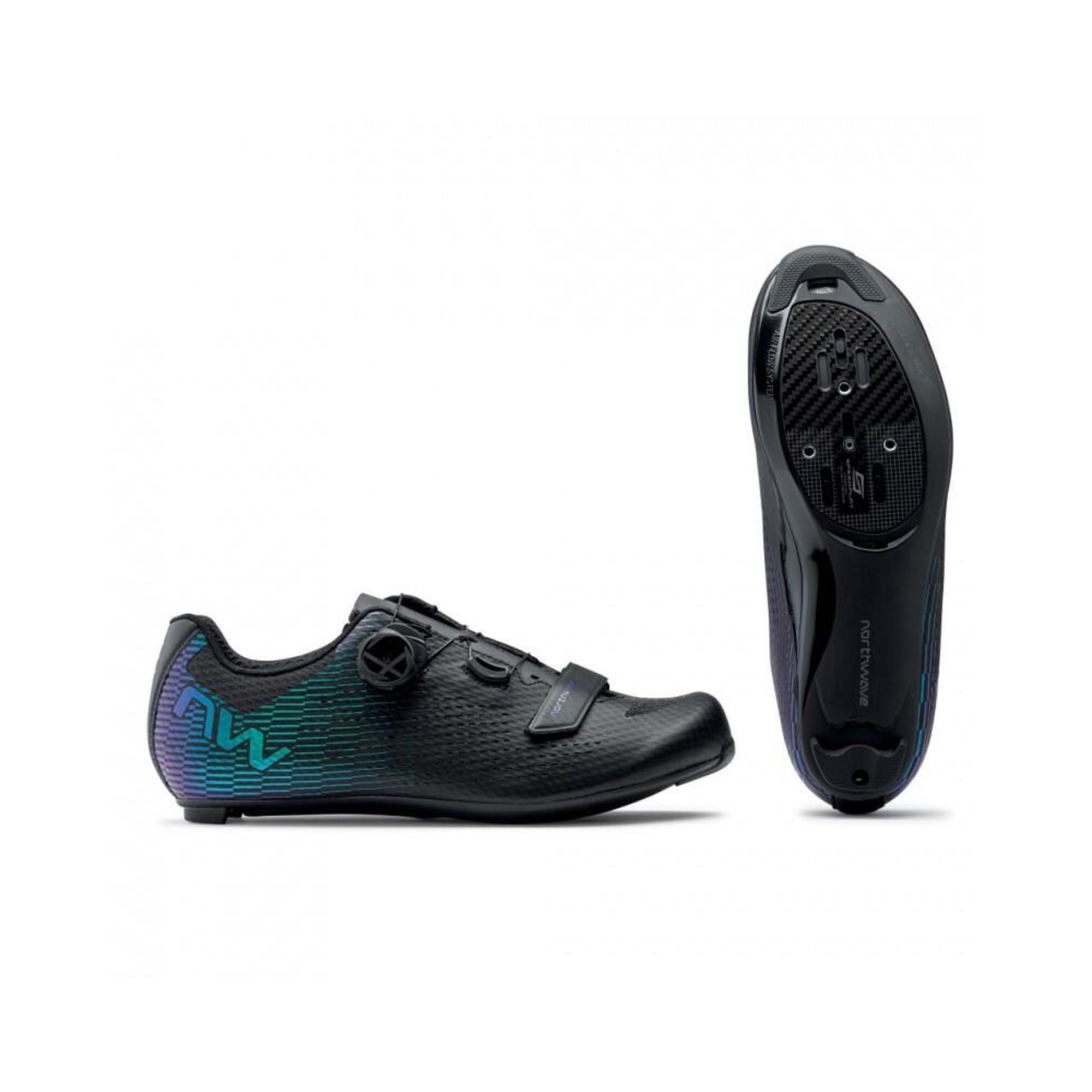 Zapatos para bicicletas para hombres Northwave Storm Carbon 2 Negro