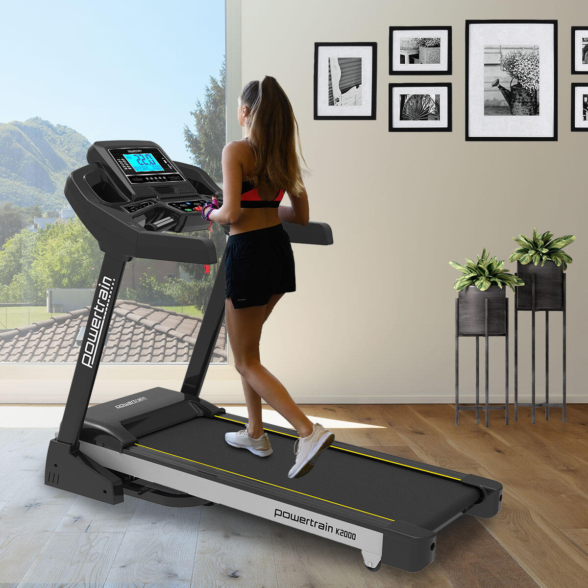 Treadmill with fan sale