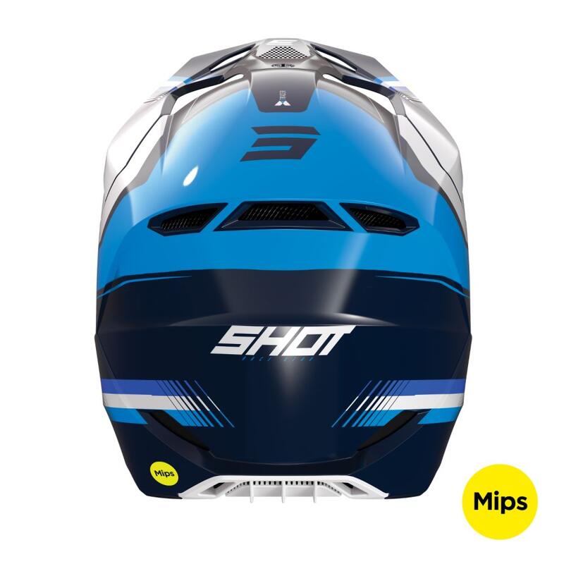 Casco MTB Shot Race Tracer Integral Adulto Azul Brillante