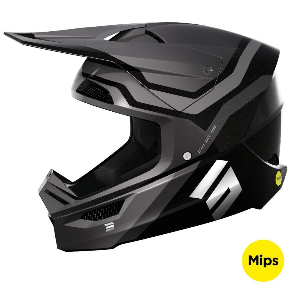 SHOT RACE GEAR Casco integral MTB adulto Shot Sky Gris Chrome