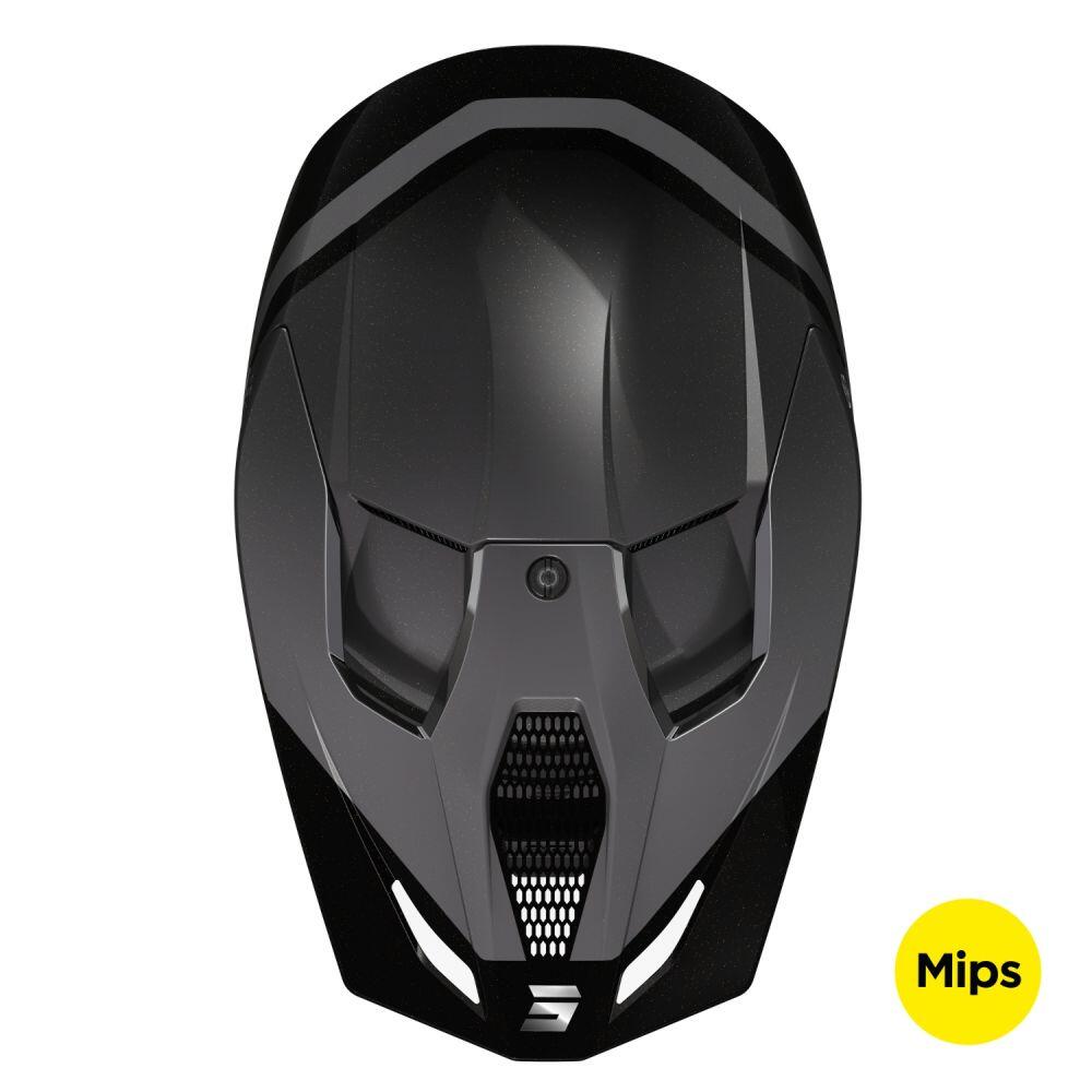 Casco integral MTB adulto Shot Sky Gris Chrome 3/4