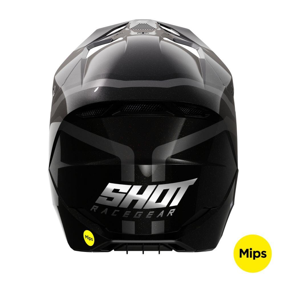 Casco integral MTB adulto Shot Sky Gris Chrome 2/4