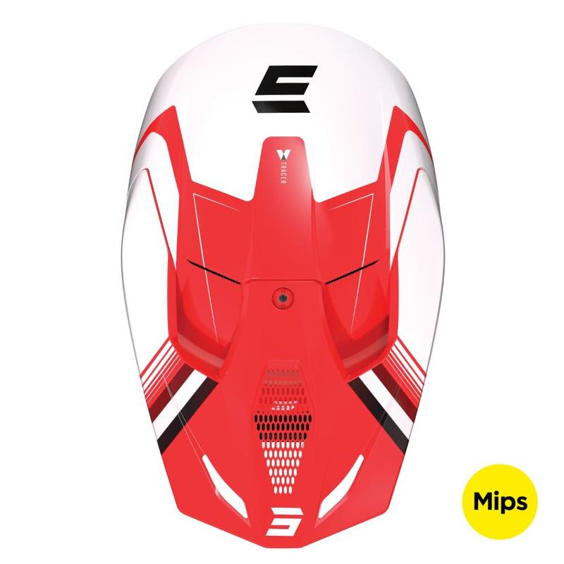 Casco Shot Race Tracer Rojo Brillante