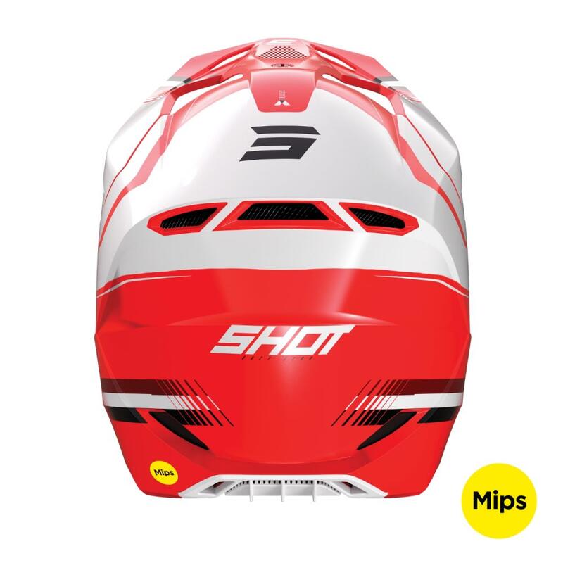 Casco Shot Race Tracer Rojo Brillante