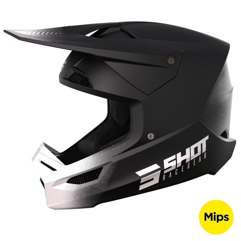 Casque Intégral VTT Adulte Shot Raw Noir Mat