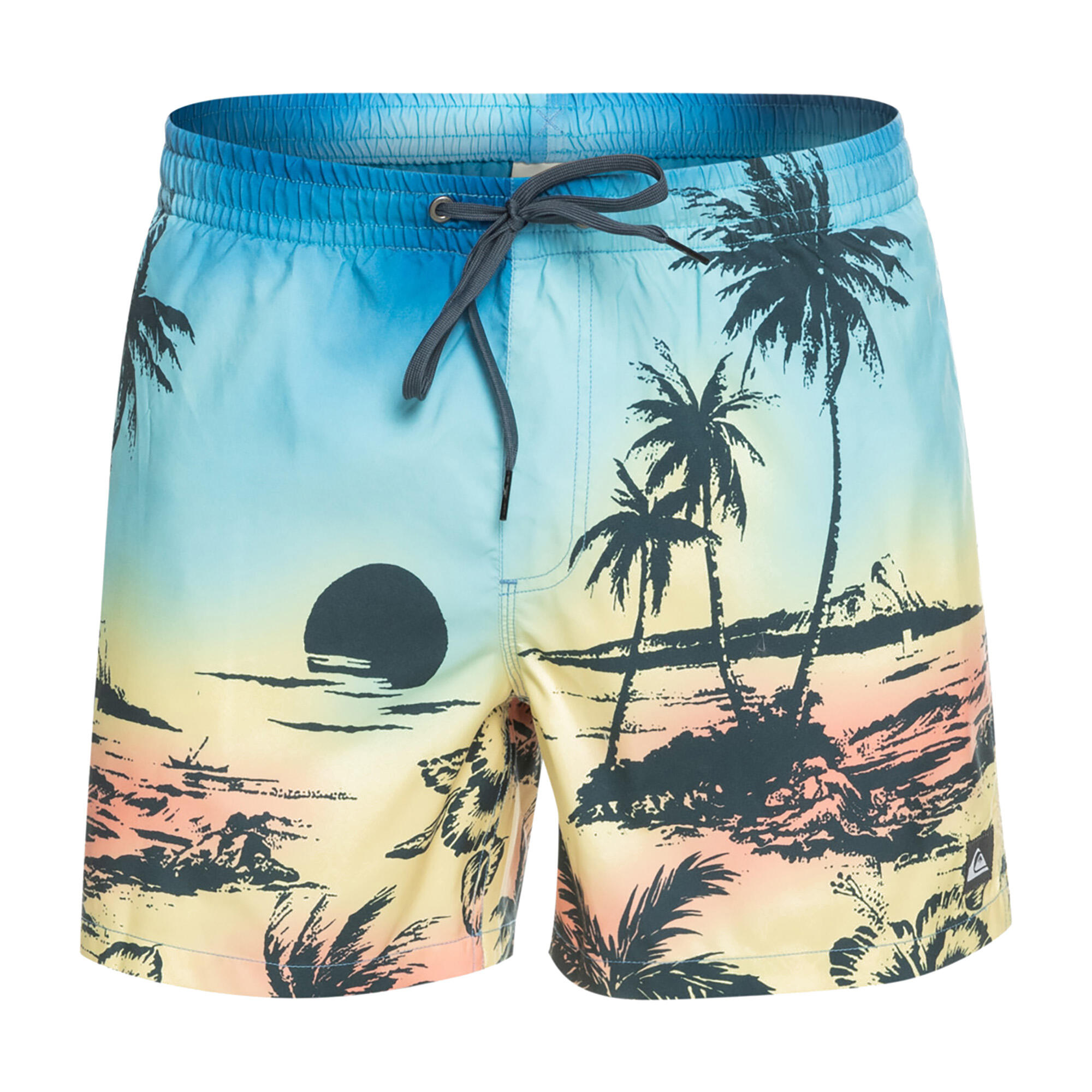 Calções de banho masculinos quiksilver everyday paradise volley 15"