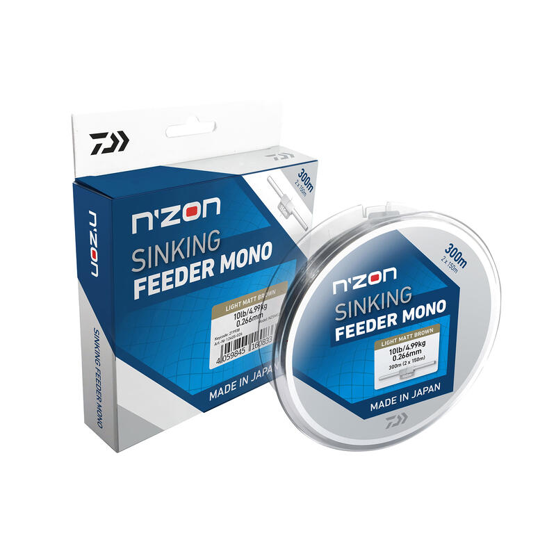 FIR MONOFILAMENT DAIWA NZON S MONO BRW 030MM/6,4KG/300M