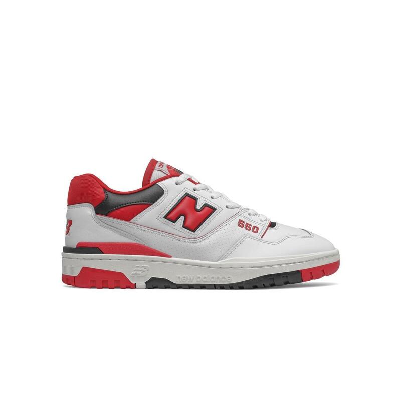 chaussures New Balance 550 White Red 40.5