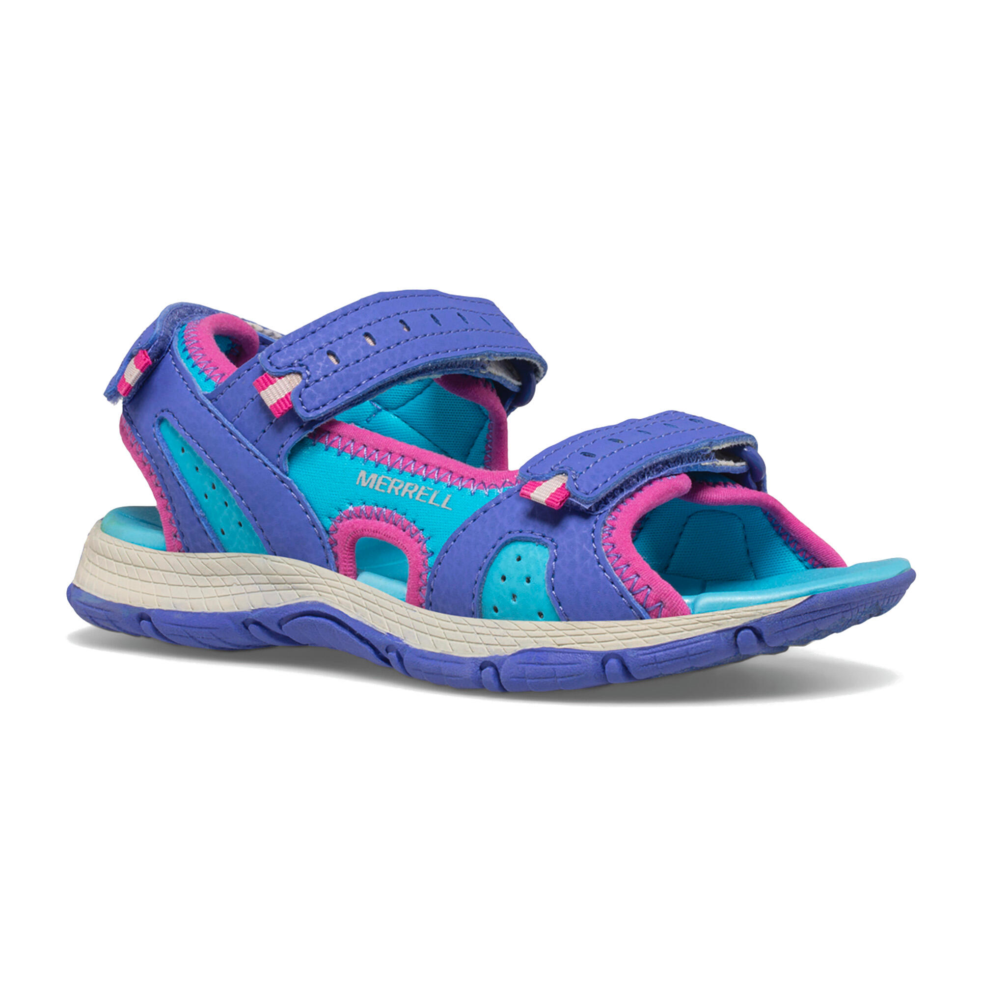 Merrell - Sandales De Randonnée Merrell Panther Sandal 2.0 Pour Enfants - Sandales - Bleu - 28 - Decathlon